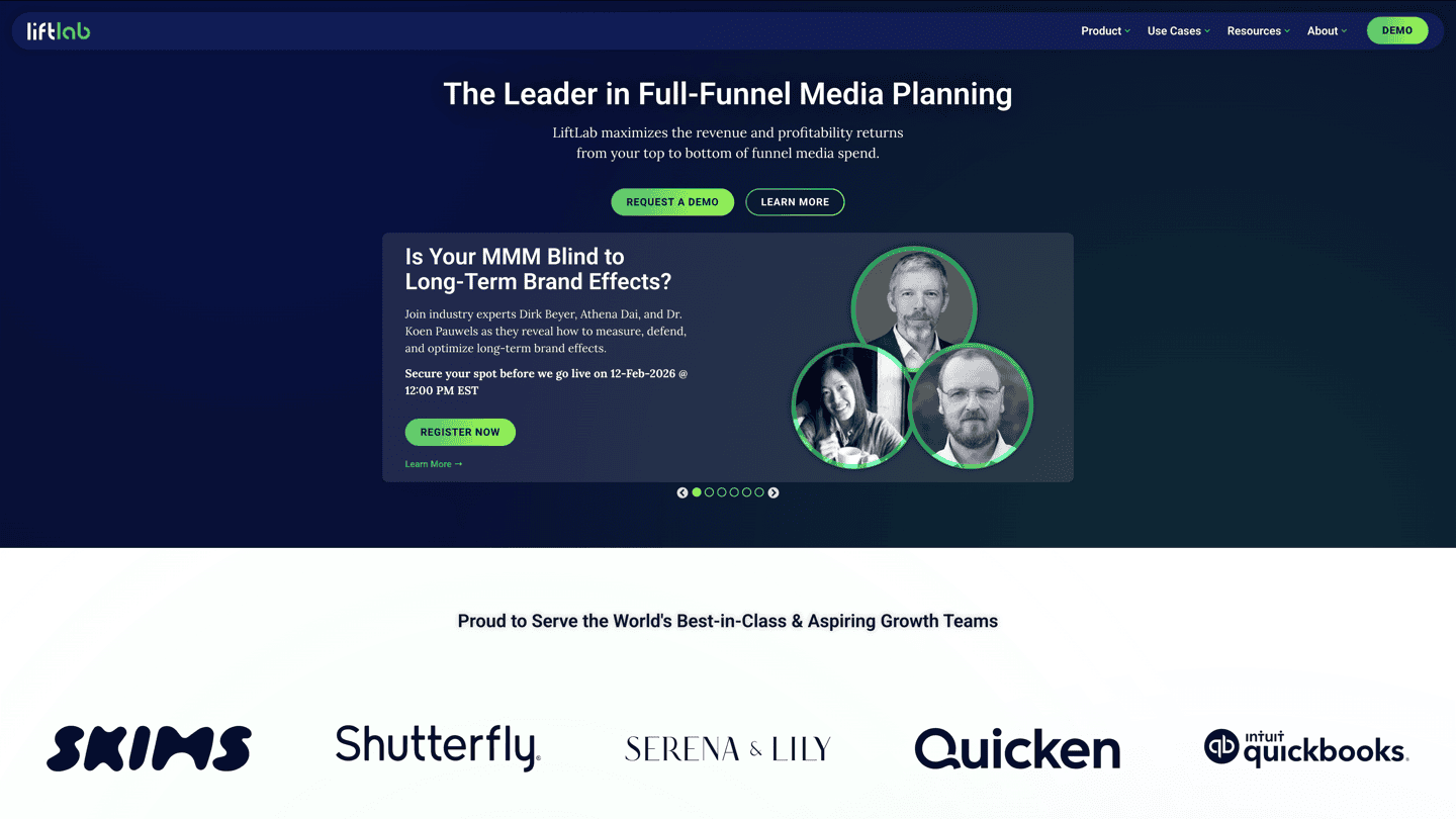 LiftLab marketing platform